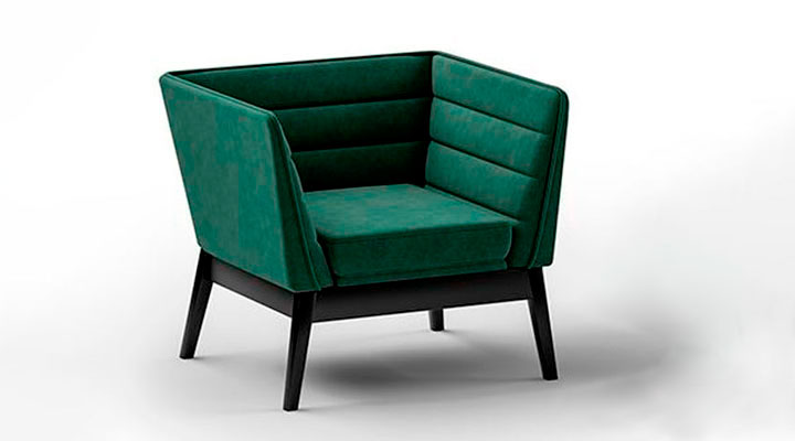 Кресло Дарио зелёное