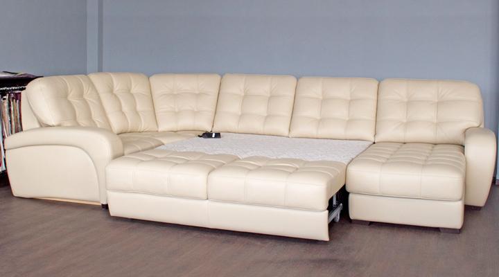 Кожаный модульный диван Винс - 289 - 5