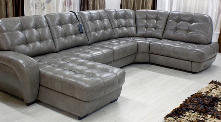 Кожаный модульный диван Винс - 289 - 8