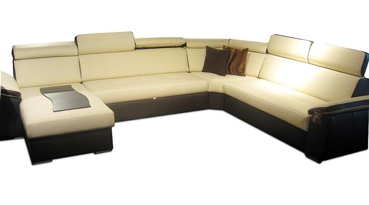 Кожаный модульный диван Кливленд B9-336