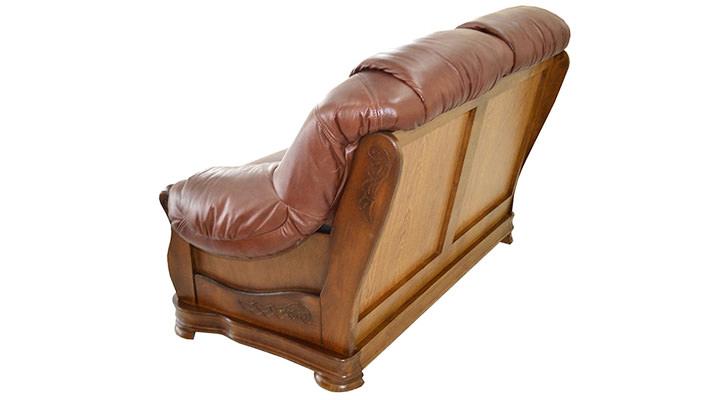 Кожаный двухместный диван Барон - 2