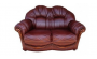 Кожаный двухместный диван Медея