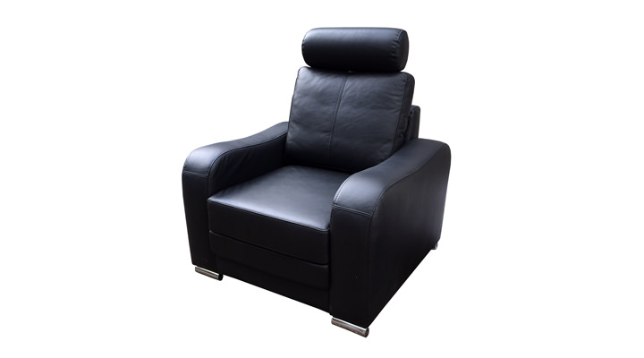 Кожаное кресло Enzo (Энцо) черное