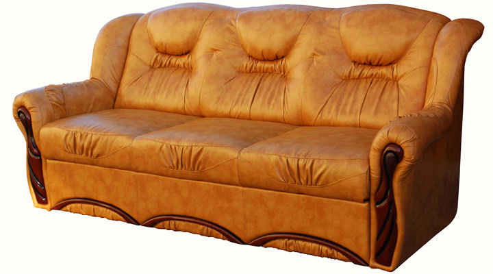 Кожаный диван Батяр