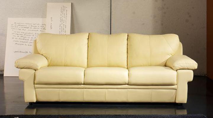 Кожаный двухместный диван Анаис