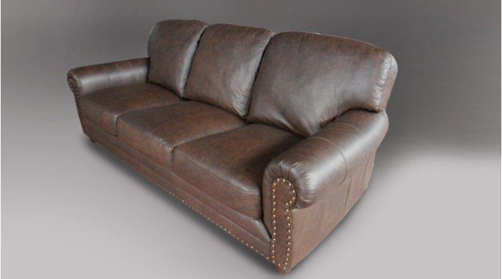 Кожаный двухместный диван Бентли - 3