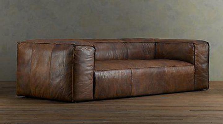 Кожаный диван Куб Летер - 3