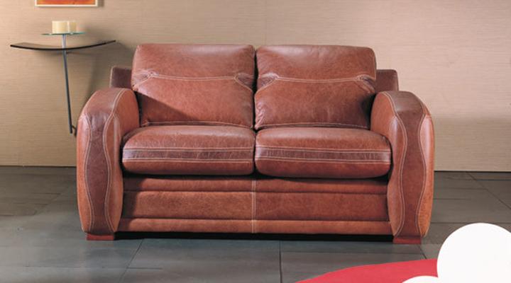 Кожаный двухместный диван Зевс - 2