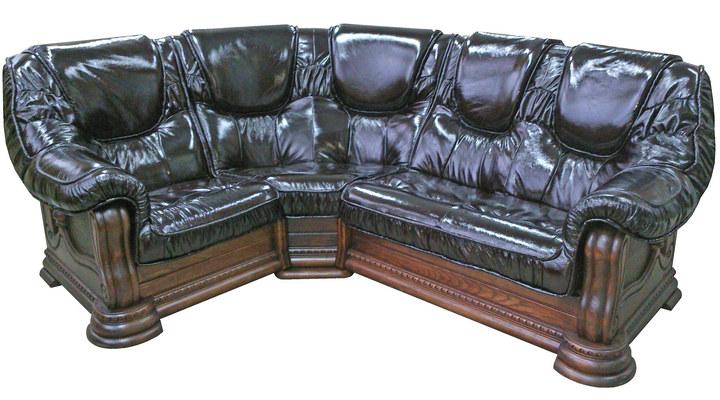 Кожаный угловой диван Гризли 246 - 2