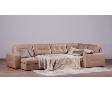 Кожаный диван Калифорния В1-368 какао
