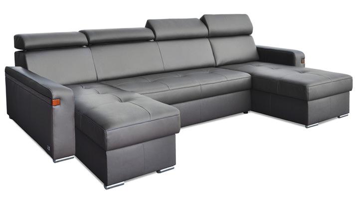 Шкіряний кутовий диван FX-15 D (Ф-Ікс 15 Д)