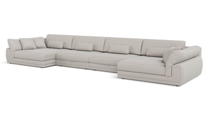Модульный п-образный диван Джемма - 3