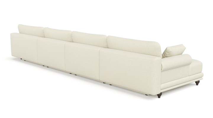 Угловой п-образный диван Голди - 3