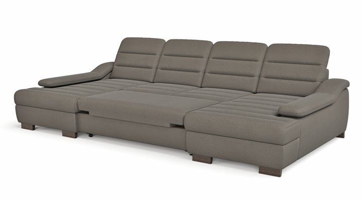 Модульний п-подібний диван Келлі - 5
