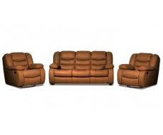 Комплект диван з двома реклайнерами Манхеттен