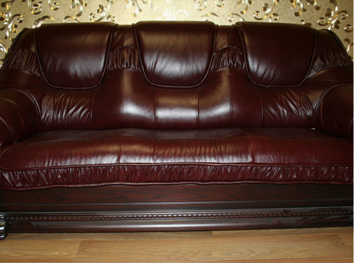 Кожаный диван Гризли (собственное производство)