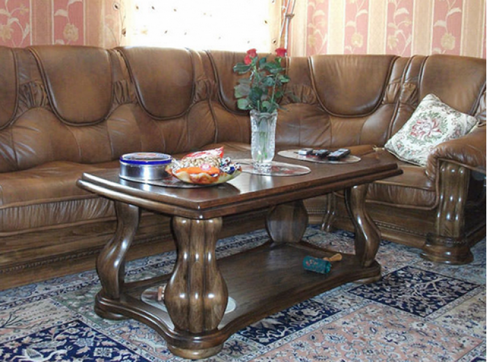 Кожаный диван Гризли (собственное производство)
