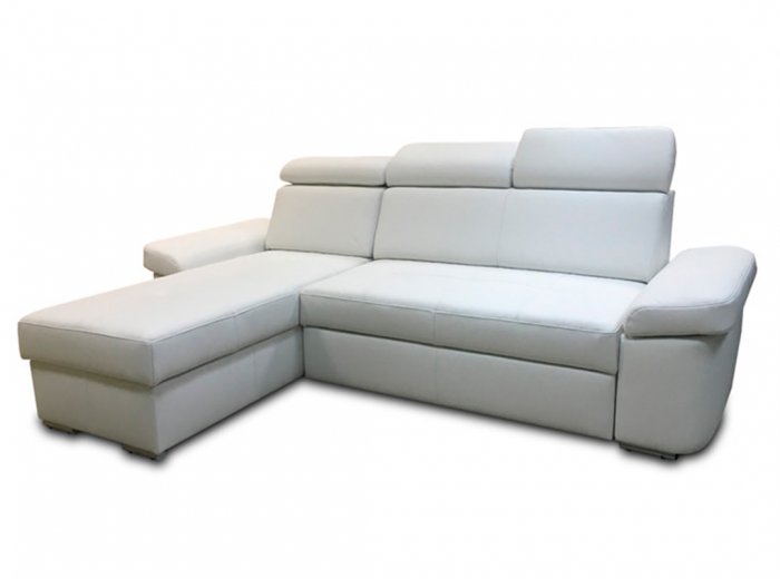Шкіряний диван FX білий
