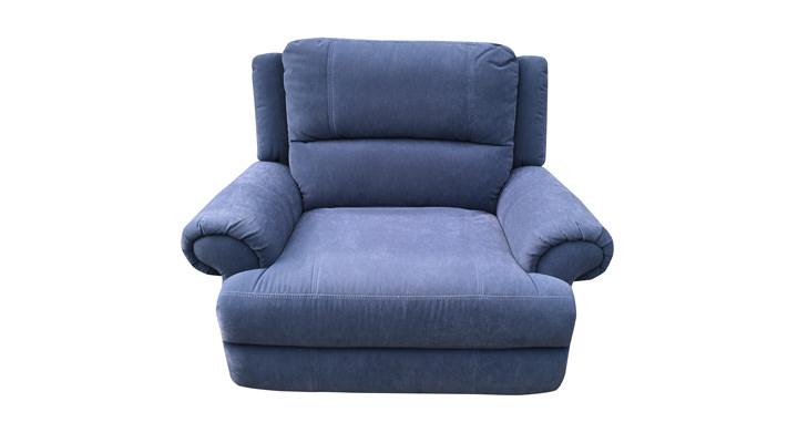Кресло реклайнер Сидней синее